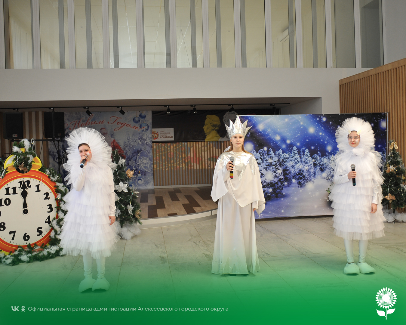 В Алексеевском городском округе состоялось открытие резиденции Деда Мороза.
