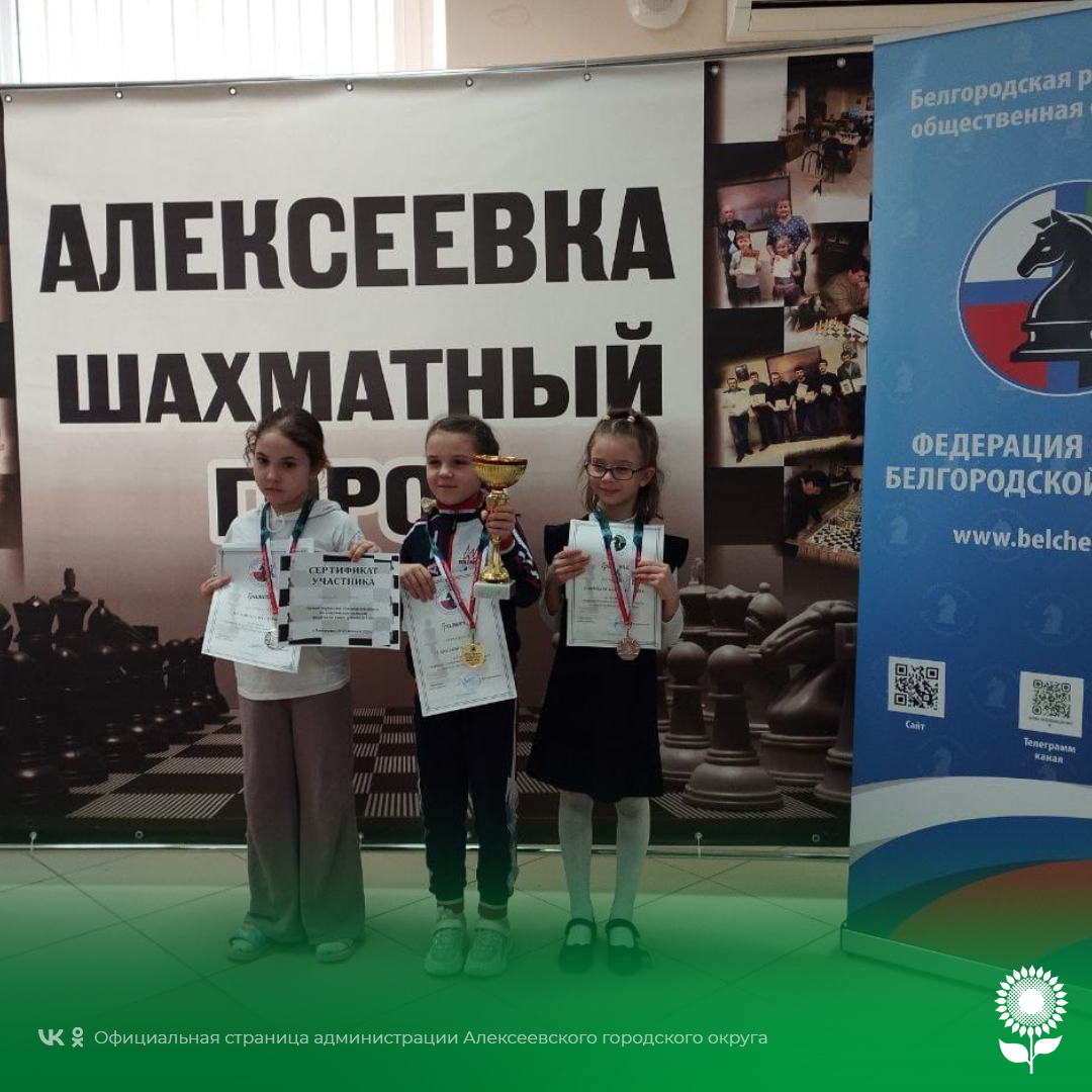 В Алексеевке завершилось Первенство Белгородской области по классическим шахматам, среди мальчиков и девочек до 9 лет.