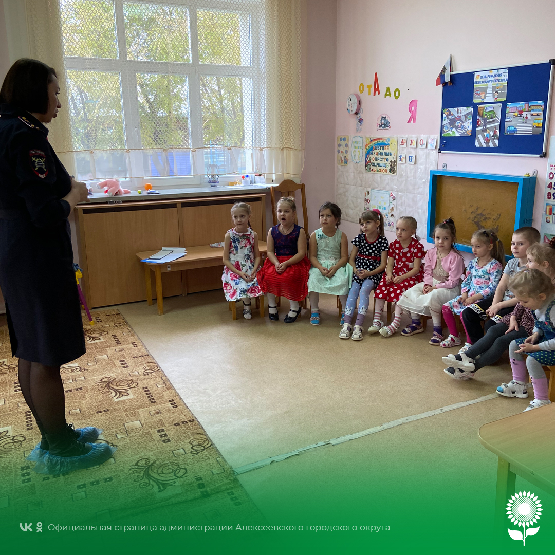В Гарбузовском детском саду провели профилактическую беседу по  дорожной безопасности