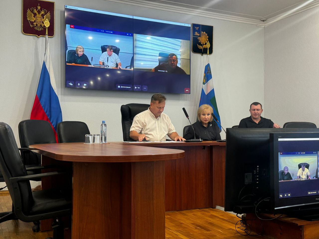 21.08.2024г. в Алексеевском  городском  округе  состоялось заседание межведомственной группы по контролю, за соблюдением мер по недопущению АЧС (африканская чума свиней) в Белгородской области.