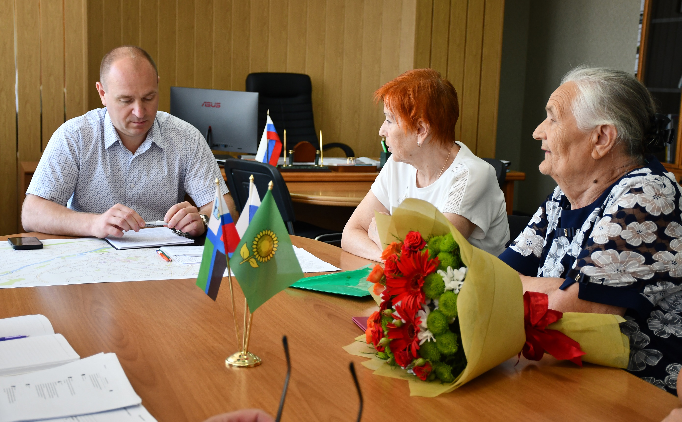 Сегодня обсудили работу местного отделения общероссийской общественной организации  «Союз пенсионеров Росси»