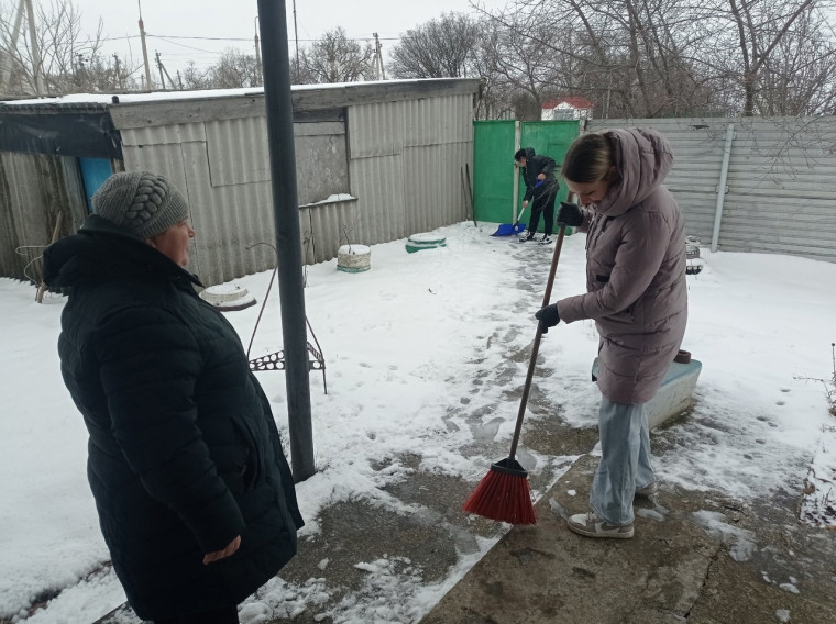 В Международный День инвалидов волонтёры культуры села Божково по традиции навестили жителей нашего села с акцией «День добрых дел».