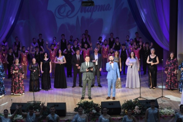 7 марта в Центре культурного развития "Солнечный" прошёл праздничный концерт, посвященный Международному женскому дню - 8 марта!.