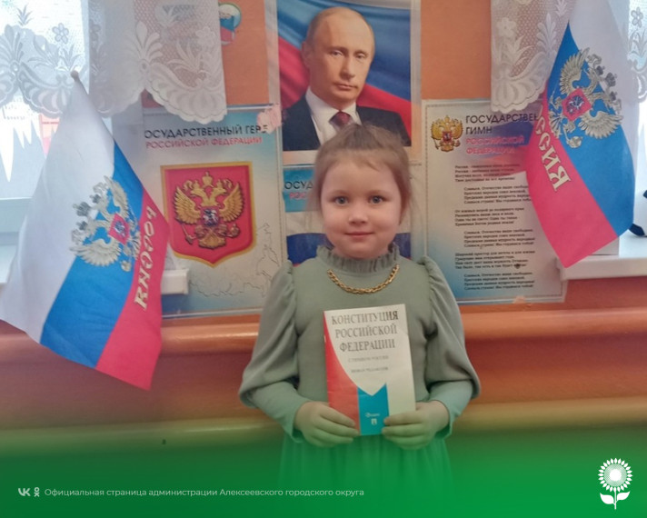 В МДОУ «Подсередненском детском саду» прошло мероприятия ко Дню Конституции РФ.