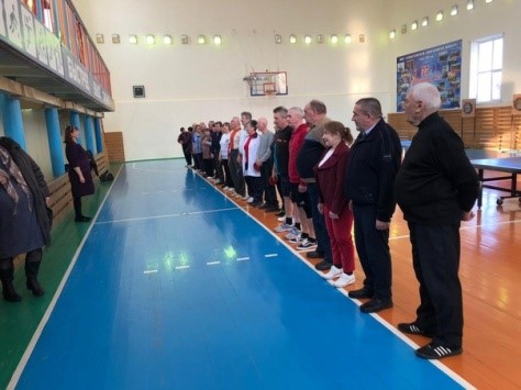 Алексеевские пенсионеры соревновались в настольном теннисе.
