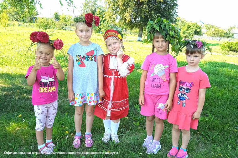 В детских садах Алексеевского городского округа прошел народный праздник «Ивана Купала».