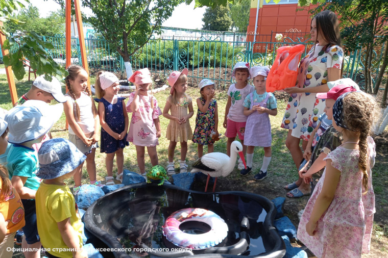 В детских садах округа прошли мероприятия по безопасности на воде в летний период.