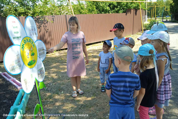 В детских садах Алексеевского городского округа провели дидактическую игру «Лес, природа и мы».