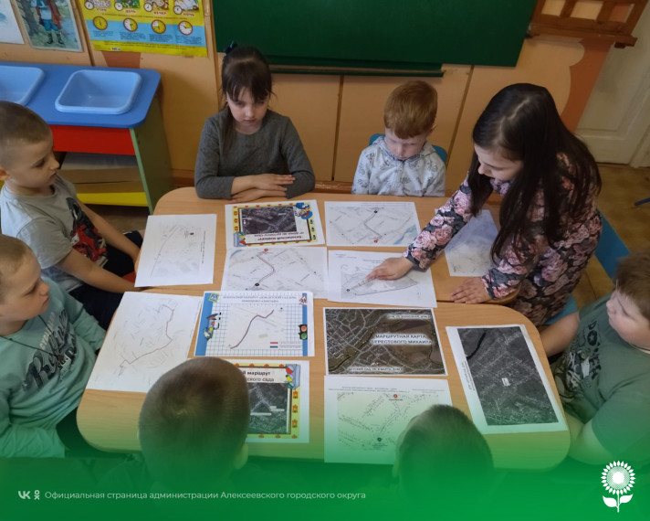 В детских садах Алексеевского городского округа прошли мероприятия по обновлению безопасных маршрутов движения «Дом – детский сад – дом».