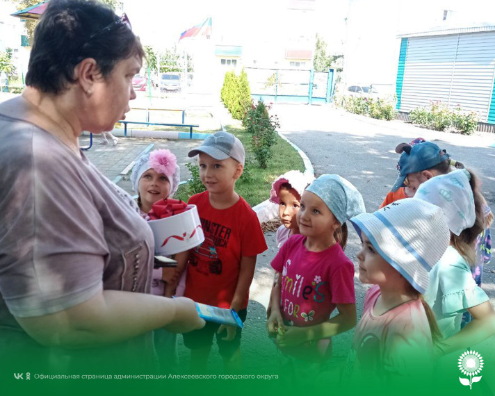 В детских садах Алексеевского городского округа была проведена профилактическая акция «Личная безопасность».