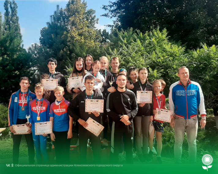 Алексеевские спортсмены приняли участие в Чемпионате и Первенстве Белгородской области по полиатлону (троеборье с лыжероллерами).