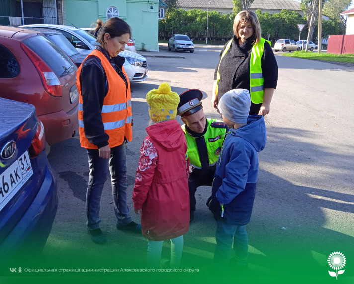 Во всех дошкольных образовательных организациях Алексеевского городского округа проходит неделя безопасности дорожного движения.