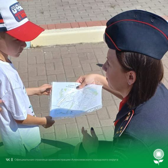 В Алексеевском детском саду № 3 воспитанники прошли тренинги по Правилам дорожного движения.