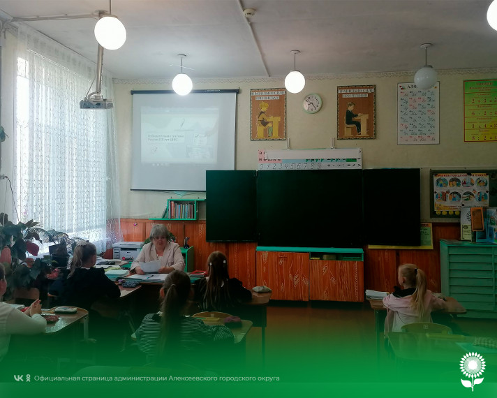 В МБОУ «Подсередненская СОШ» прошли классные часы, приуроченные к 30-летию Центральной избирательной комиссии Российской Федерации.