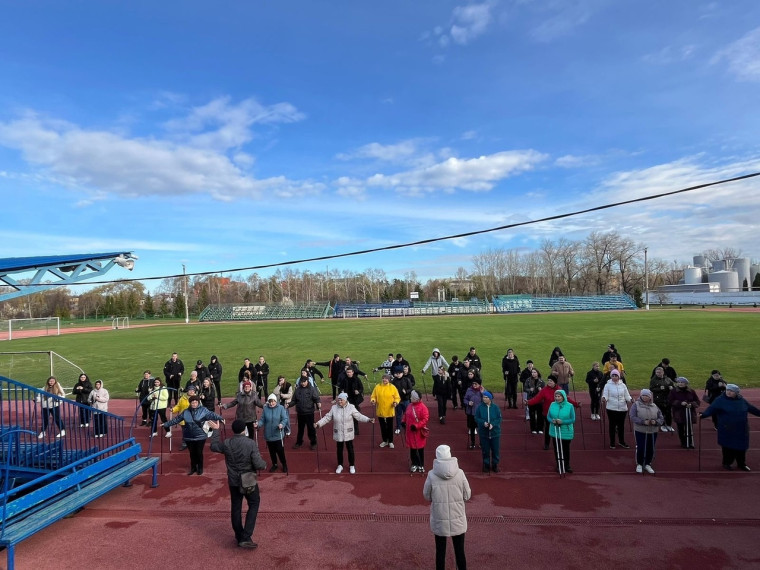 В Алексеевском городском округе продолжаются ознакомительные мастер-классы по северной ходьбе, дисциплине вида спорта «Спортивный туризм».