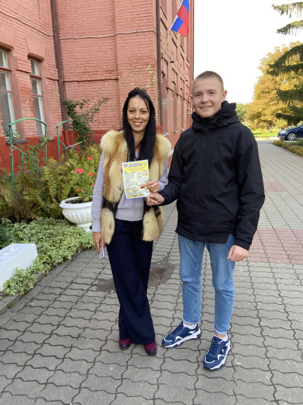 В Алексеевском агротехническом техникуме прошла акция, направленная на привлечение внимания к соблюдению ПДД пешеходами.