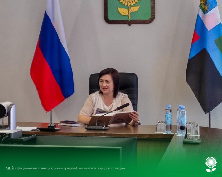 Команды КВН Алексеевского городского округа встретились с первым заместителем главы администрации Алексеевского городского округа Светланой Васильевной Халеевой.