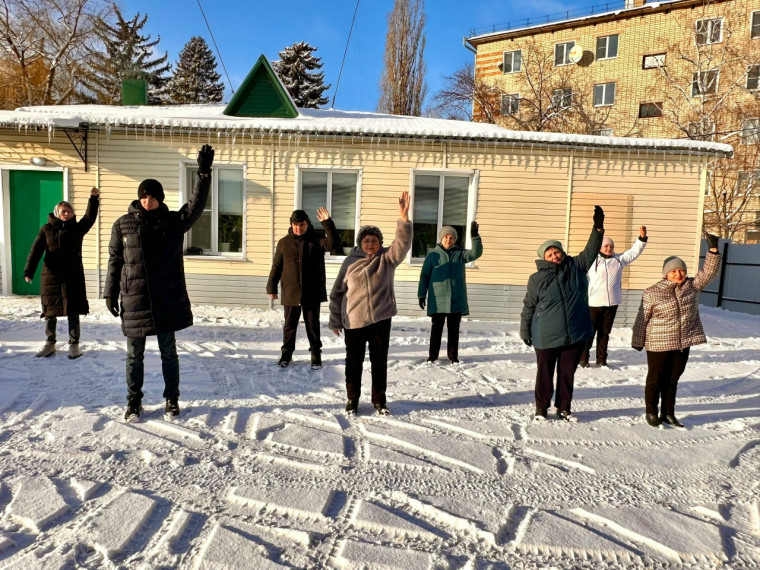 Зимний праздник спорта и веселья.