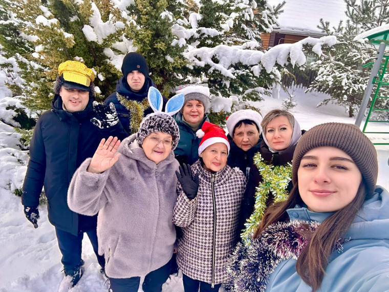 Зимний праздник спорта и веселья.