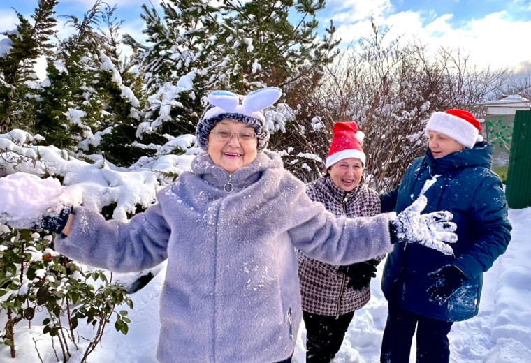 Зимний праздник спорта и веселья.
