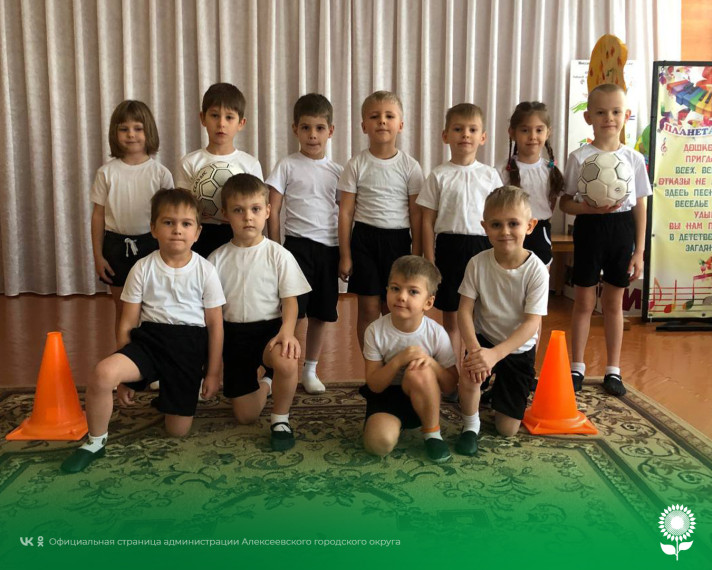 В детских садах Алексеевского городского округа стало традицией отмечать Всемирный день футбола.