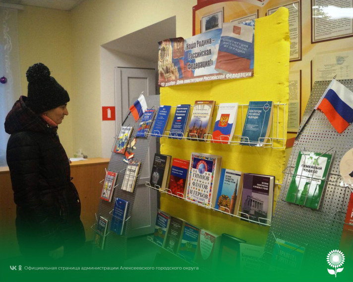 Ко Дню Конституции РФ в Городской модельной библиотеке №1 проведен час правовой информации «Нам по закону жить и трудиться».